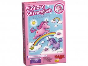 301256 Spolocenska hra Unicorn Glitterluck Haba anglicka verzia od 3 rokov 2 4 hracov 1