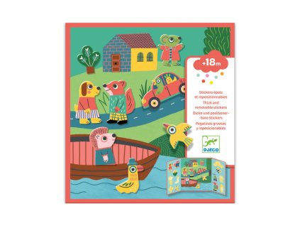 odnimatelne samolepky zvieratka male darceky djeco