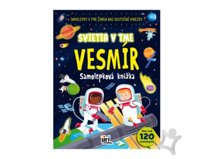 Samolepková knižka - svieti v tme Vesmír