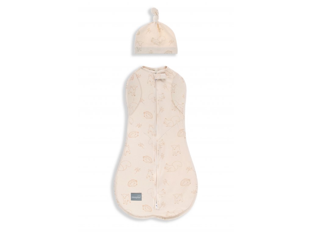 14644 zavinovacka sleepee second step swaddle s cepickou zdarma vintage cream