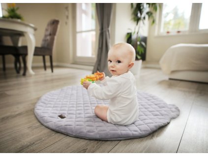 Hracia podložka Sleepee Royal baby Playing Mat - Sivá