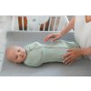 Zavinovačka Sleepee First Step Swaddle s čiapočkou zdarma - Tmavo šedá