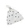 Detské čiapočky Sleepee 2-4 mesiace - Sada 2 kusov Čierne bodky/Eukalyptus