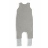 11667 10 oboustranny spaci pytel s nohavicemi melange grey s zadni strana