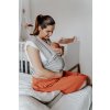 MINU Baby Wrap Elastická šatka na nosenie bábätka - Silver Grey