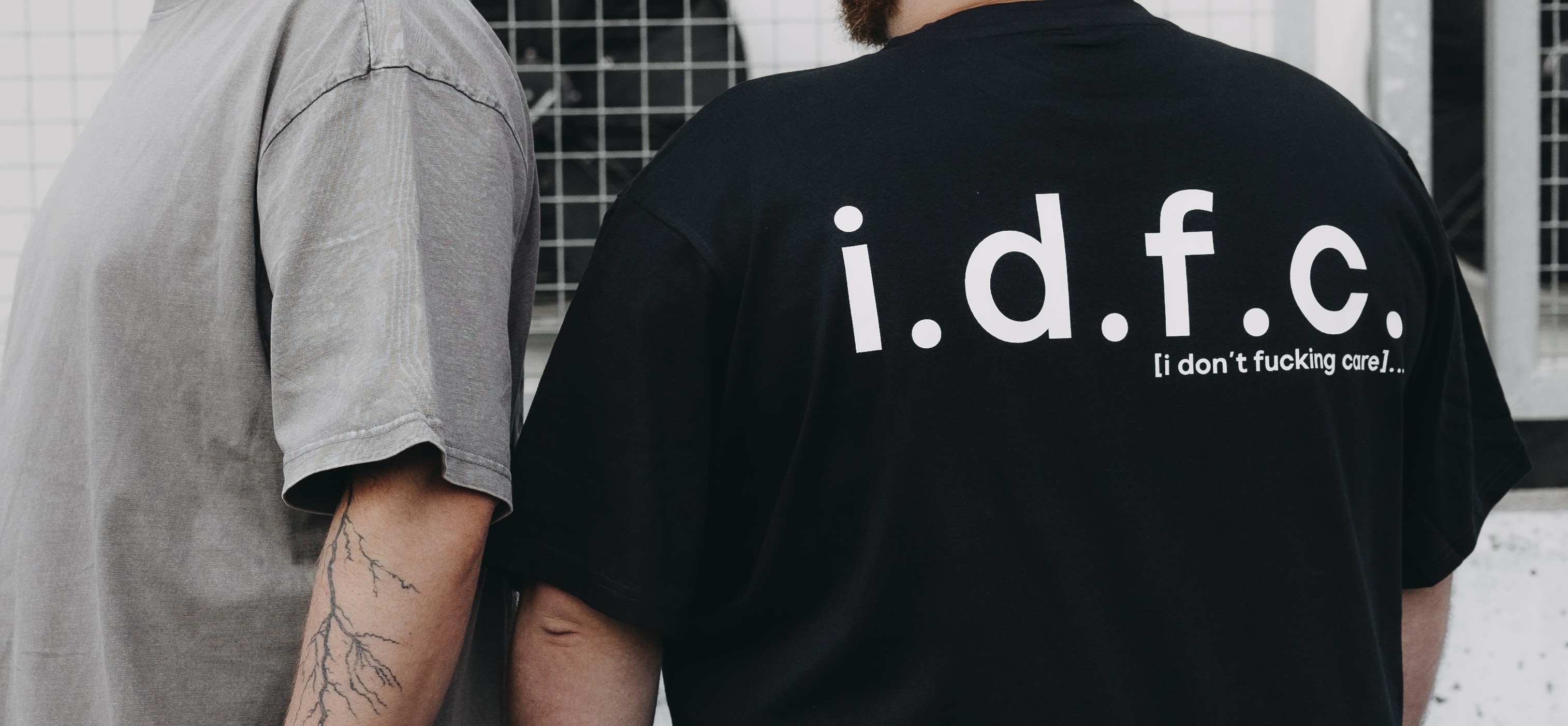 i.d.f.c. [i don't fucking care] - UNISEX Heavy Oversize