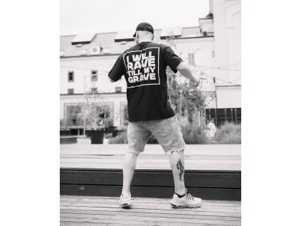 I WILL RAVE TILL MY GRAVE - UNISEX Heavy Oversize