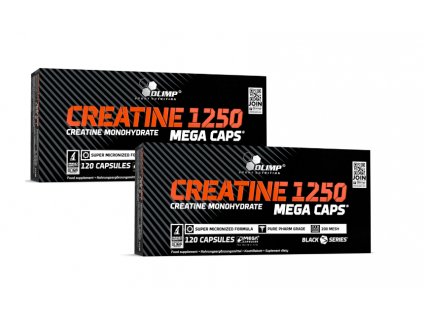 Creatine 1250 Mega Caps 2x120 kapslí
