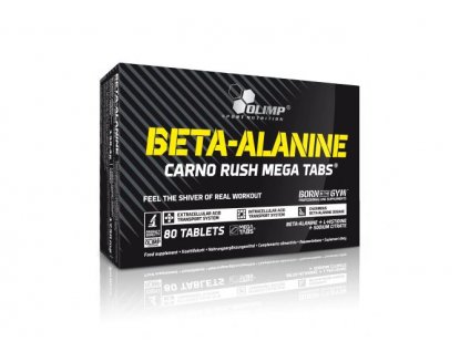 Beta Alanine Carno Rush Mega Tabs 80 kapslí
