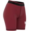Dámské kompresní běžecké kraťasy šortky Burgundy vínové (2)