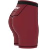 Dámské kompresní běžecké kraťasy šortky Burgundy vínové (3)