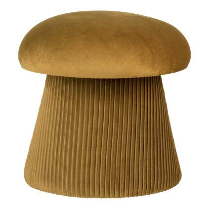 Hampton pouf okrový samet