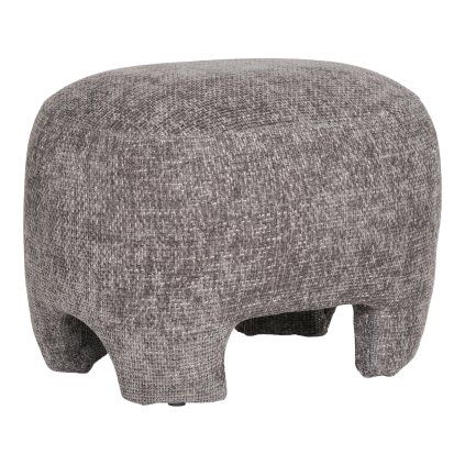 Nazare pouf šedý