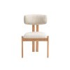 Jídelní židle Mochi - přírodní dřevo
