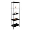 Vita policový regál 51 cm – černý kov