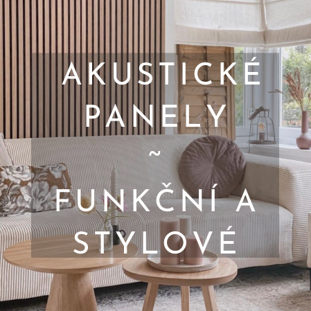 Akustické interiérové panely pro dokonalou akustiku a design