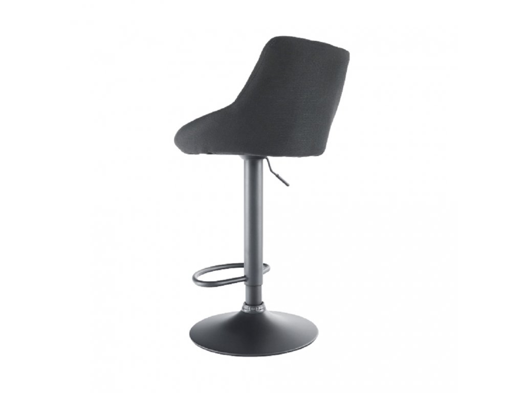 Barová židle, černá, TERKAN - LIVERO