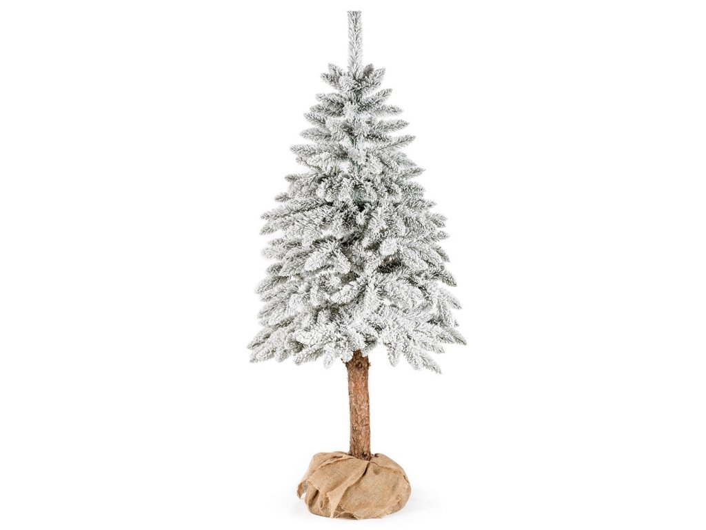 Umělý vánoční stromek - zasněžený - jedle Cecilia - 150 cm