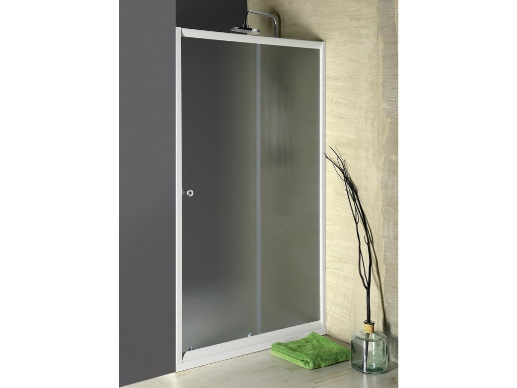AMADEO posuvné sprchové dveře 1200 mm, sklo Brick