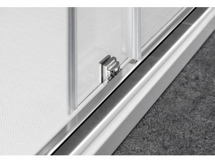 SIGMA SIMPLY čtvrtkruhová sprchová zástěna 1000x800 mm, R550, čiré sklo