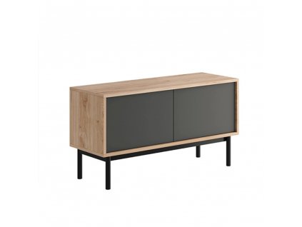 RTV stolek, dub jaskson hickory/grafit, BERGEN BRTV104