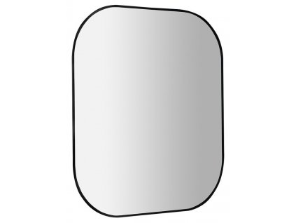 SHARON LED podsvícené zrcadlo 80x70cm, černá mat