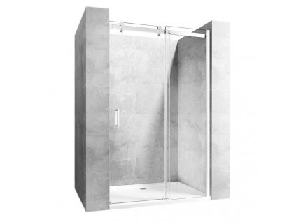 REA - Sprchové dveře Nixon-2, 120 P - chrom/transparentní