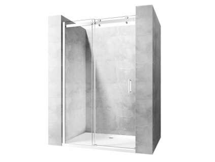 Rea - Sprchové dveře Nixon-2 - chrom/transparentní - 100x190 cm L