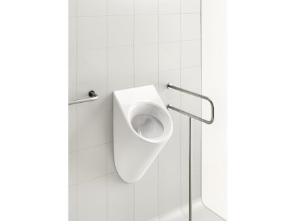PURA urinál se zakrytým přívodem vody, 36x61x25 cm, bílá ExtraGlaze