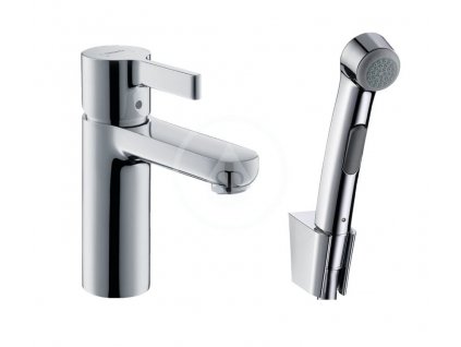 Hansgrohe - Umyvadlová baterie s ruční sprchou Bidette, chrom