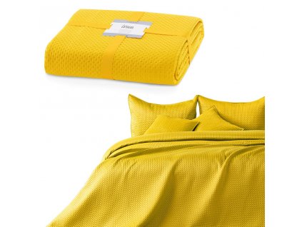 Přehoz na postel Carmen, medově žlutá