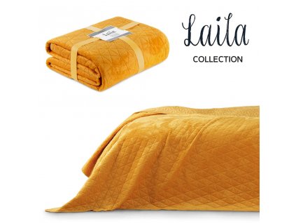 Přehoz na postel Laila medově žlutá