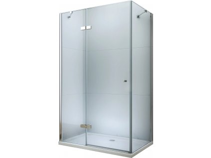 MEXEN - Roma sprchový kout, dveře křídlové, 100 x 100 cm, transparentní - chrom - 854-100-100-01-00