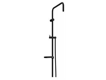 MEXEN sprchová souprava X, hladká hadice 150cm, mýdlenka, černá
