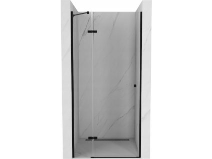 Mexen Roma sprchové dveře, křídlové 110 cm, transparentní, černá - 854-110-000-70-00