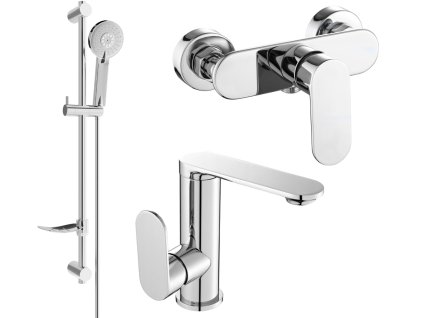 MEXEN - Milo DF40 souprava sprchová - chrom - 713054DF40-00