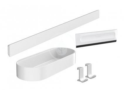 Hansgrohe - Set koupelnových doplňků, matná bílá