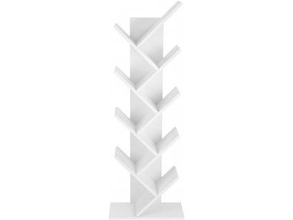 Knihovna - bílá - 50x25x141,5 cm