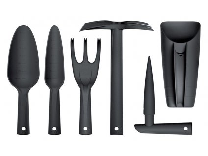 Sada ručního nářadí RESPANA GARDENING TOOLS SET černá, 6 ks