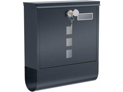 Poštovní schránka - tmavě šedá - 30,5x33,3 cm