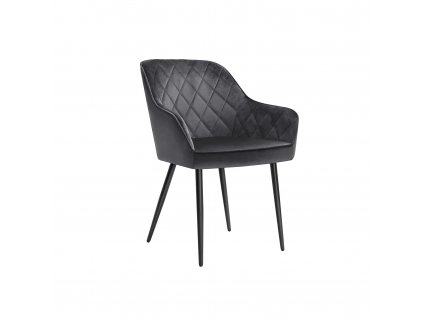 Židle - šedá - 62,5x60x85 cm
