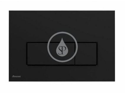 Ravak - Ovládací tlačítko WC splachování Uni Slim - matná černá
