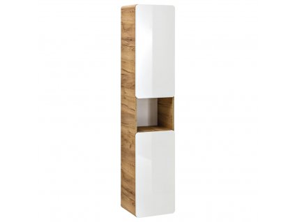 Oasi Casa - Koupelnová skříňka vysoká Aruba White - bílá - 35x170x32 cm