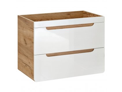 COMAD - Koupelnová skříňka pod umyvadlo Aruba White - bílá - 80x59x46 cm