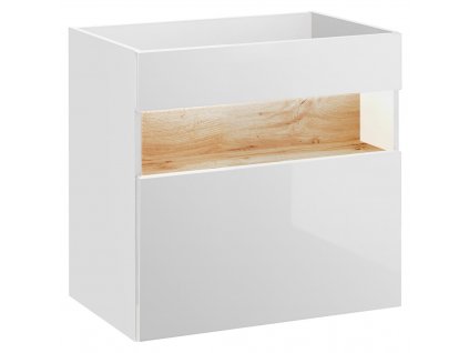 COMAD - Koupelnová skříňka pod umyvadlo Bahama White - bílá - 60x59x46 cm