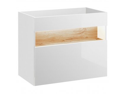 COMAD - Koupelnová skříňka pod umyvadlo Bahama White - bílá - 80x60x46 cm