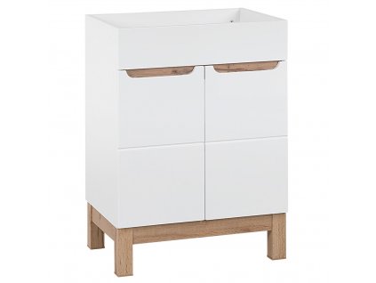 COMAD - Koupelnová skříňka pod umyvadlo Bali White - bílá - 60x84x46 cm