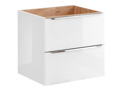 Oasi Casa - Koupelnová skříňka pod umyvadlo Capri White - bílá - 60x57x46 cm