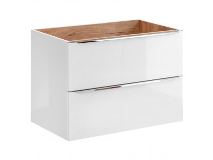Oasi Casa - Koupelnová skříňka pod umyvadlo Capri White - bílá - 80x57x46 cm