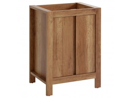 COMAD - Koupelnová skříňka pod umyvadlo Classic Oak - hnědá - 60x79x46 cm